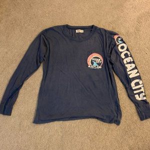 Ocean Drive Vintage Ocean City Long-Sleeve Tee